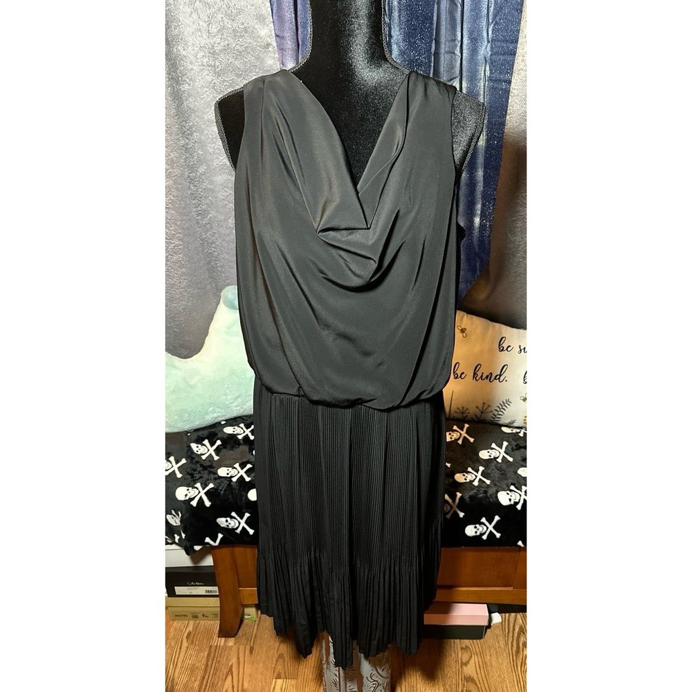 ALFANI Sleeveless Black Dress